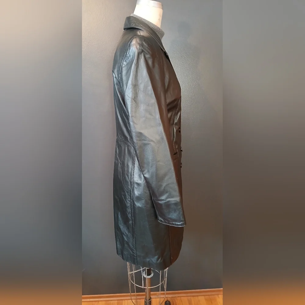 Leather Ranch Coat - Picture 5 of 11